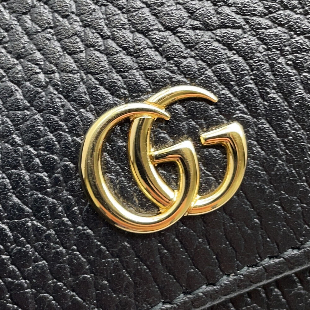 Gucci Bi fold Wallet Double G Leather Limited Black - Picture 11 of 11